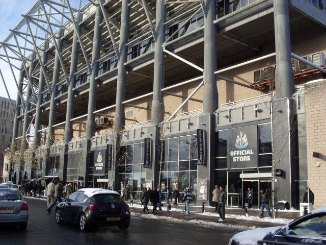 Rear of the Gallowgate Stand